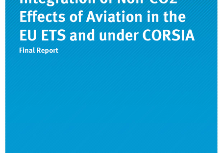 Cover der Publikation CLIMATE CHANGE 20/2020Integration of Non-CO2 Effects of Aviation in the EU ETS and under CORSIA