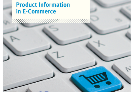 Cover of broschure guidelines on Environmental Product Information in E-Commerce