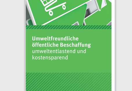 Cover zum Flyer: Umweltfreundliche öffentliche Beschaffung