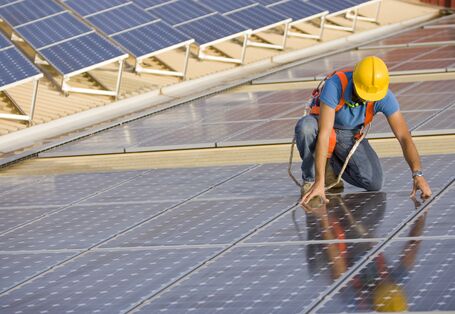 Installation of a Photovoltaic system on a roof