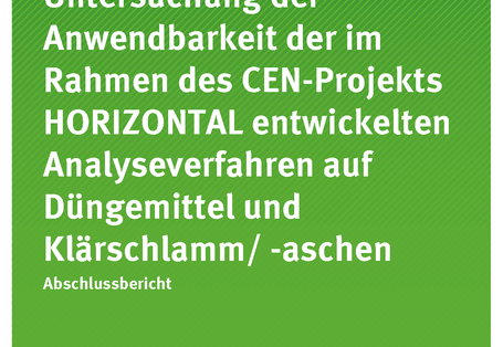 Cover der Publikation Texte 03/2017 Untersuchung der Anwendbarkeit der im Rahmen des CEN-Projekts HORIZONTAL entwickelten Analyseverfahren auf Düngemittel und Klärschlamm/ -aschen