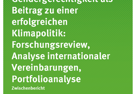Cover der Publikation Texte 23/2018 Gendergerechtigkeit als Beitrag zu einer erfolgreichen Klimapolitik: Forschungsreview, Analyse internationaler Vereinbarungen, Portfolioanalyse 
