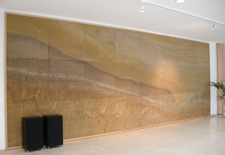 Foto des größten Lackprofils der Welt aus dem Tagebau Garzweiler