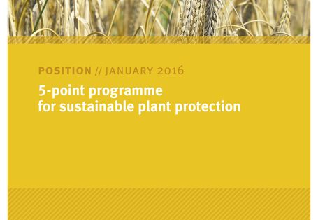 5-point programme for sustainable plant protection 