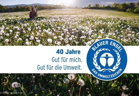 Cover des Magazins "40 Jahre Blauer Engel"