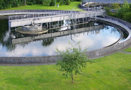 Foto einer Kläranlage
