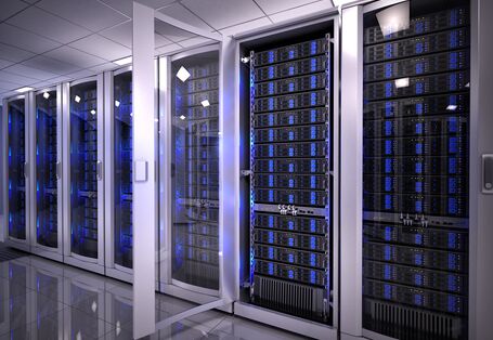 Server im Rechenzentrum.