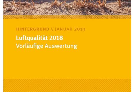 Cover der Publikation Luftqualität 2018