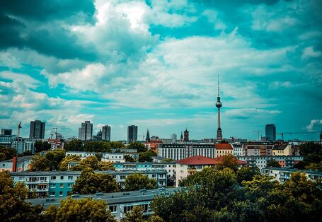 Das Bild zeigt das Stadtpanorama von Berlin