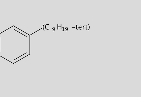 Strukturformel von 4-tert-Nonylphenol