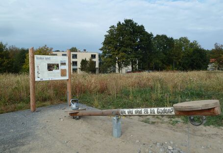 Informationstafel "Boden lebt"