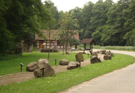 Blick auf den Geologischer Garten Stolzenhagen