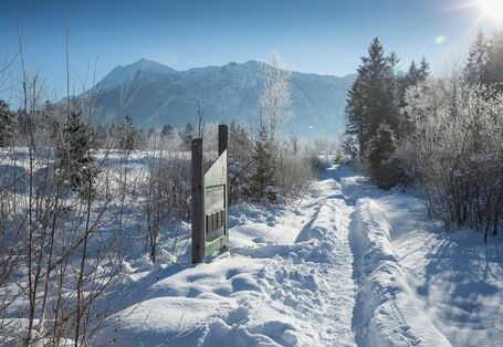 Panoramablick im Winter