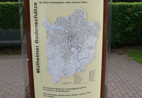 Litfaßsäule Bodenschutz in Mülheim and der Ruhr