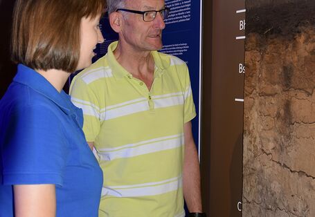 Ein (Lack-)Bodenprofil aus der Umgebung 