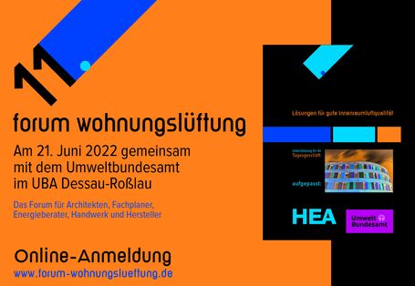 Das 11. Forum Wohnungslüftung – für Architekten, Fachplaner, Energieberater, Handwerk und Hersteller