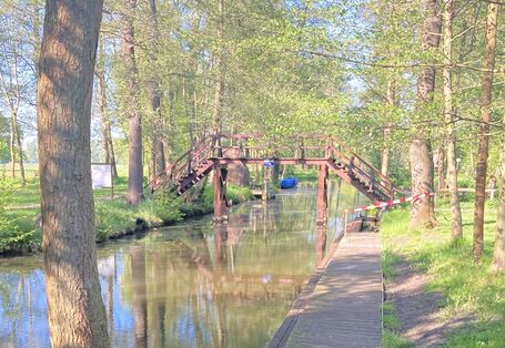 Fließe im Spreewald bei der der Ortslage Raddusch