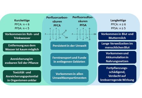 besorgniserregende Eigenschaften von PFC