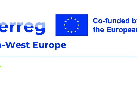 Logo / Schriftzug "Interreg ECHT", Logo Europäische Union