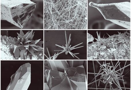Nanomaterialien unter Elektronenmikroskop
