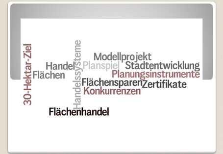 Handel mit Flächenzertifikaten