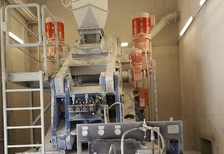 Maschine zum Mahlen von Kalk