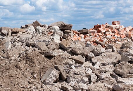 ein Haufen Bauschutt