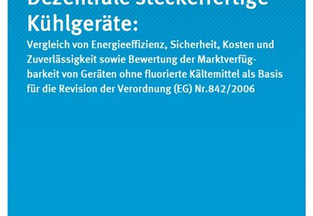 Cover Climate Change 17/2014 Dezentrale steckerfertige Kühlgeräte