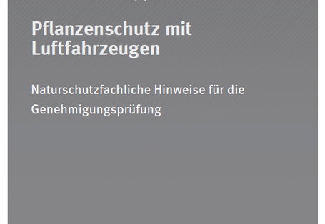 Cover Pflanzenschutz mit Luftfahrzeugen