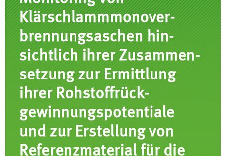Cover Texte 49/2014 Monitoring von Klärschlammmonover-brennungsaschen hin-sichtlich ihrer Zusammen-setzung zur Ermittlung ihrer Rohstoffrück-gewinnungspotentiale und zur Erstellung von Referenzmaterial für die Überwachungsanalytik