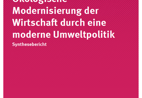 Cover Umwelt, Innovation, Beschäftigung 02/2016 Ökologische Modernisierung der Wirtschaft durch eine moderne Umweltpolitik