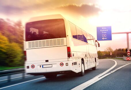 Zwei Fernlinienbusse