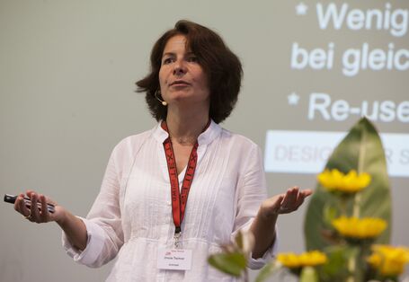 Ursula Tischner ( Referentin in der NRF-Session „Ressourcenschonende Lebensstile – Nutzen statt Besitzen“)