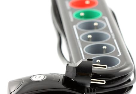 Foto einer Steckdosenleiste