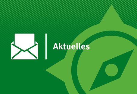 KomPass-Logo mit Briefsymbol und Text Aktuelles