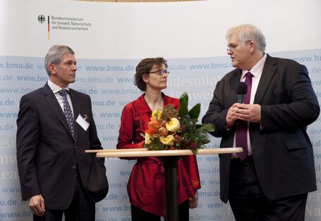 Preisträger beim Tischgespräch