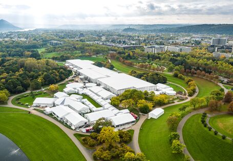 Eine Luftaufnahme des COP23-Geländes.