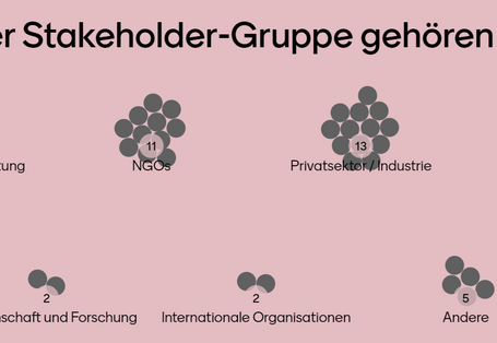 Die 61 Teilnehmenden setzten sich aus diversen Stakeholdergruppen zusammen