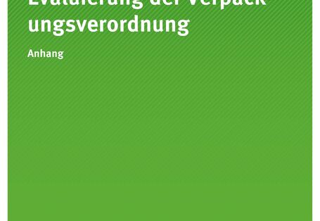 Publikation:Evaluierung der Verpackungsverordnung (Anhang)