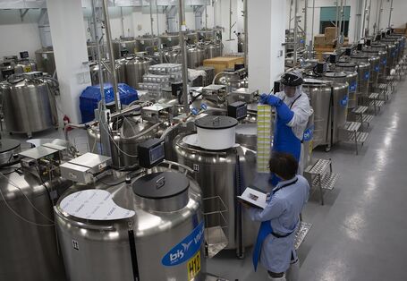 Cryogenic Storage Tanks at the Korean Environmental Specimen Bank