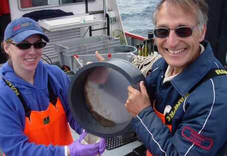 Collecting plankton in Canada