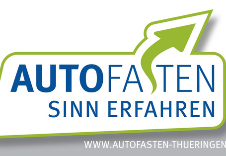 Das Logo des Aktionsbündnisses "AUTOFASTEN Thüringen" - Sinn erfahren