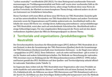 Erste Seite des Factsheets