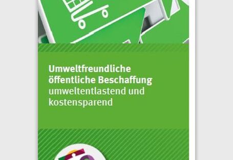 grüner Pfeil mit Einkaufswagen