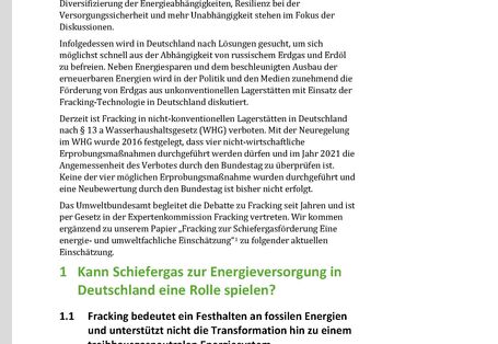 Erste Seite mit Text