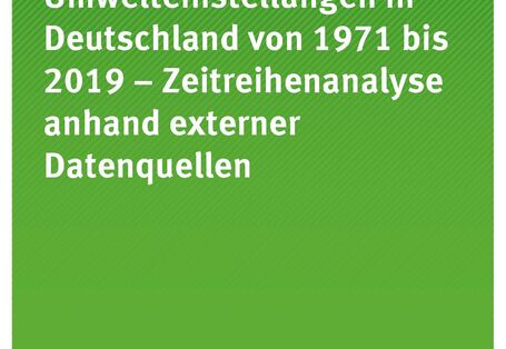 Cover_TEXTE_103-2020_Umwelteinstellungen in Deutschland von 1971 bis 2019