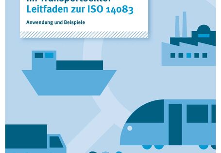 blaue Icons von Transportmitteln