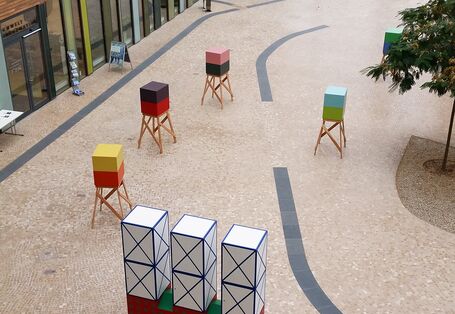 Bienenhäuser von oben