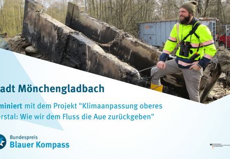 Biologe überblickt Baustelle