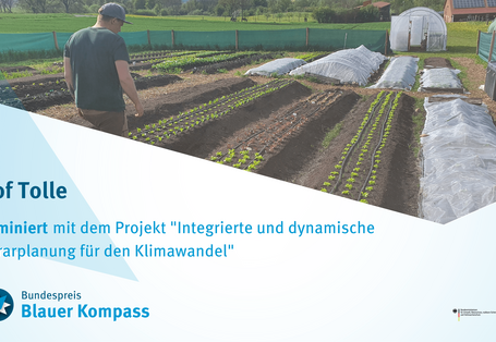 Das Bild zeigt das Testjahr des Market Gardening auf dem Hof Tolle (2021)